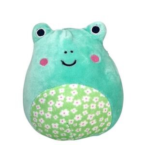 Kellytoy Mini Squishmallows 5" Wendy Frog Easter Floral Belly